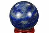 Polished Lapis Lazuli Sphere - Pakistan #170981-1